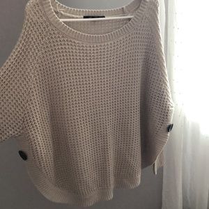 Anne French cable knit sweater